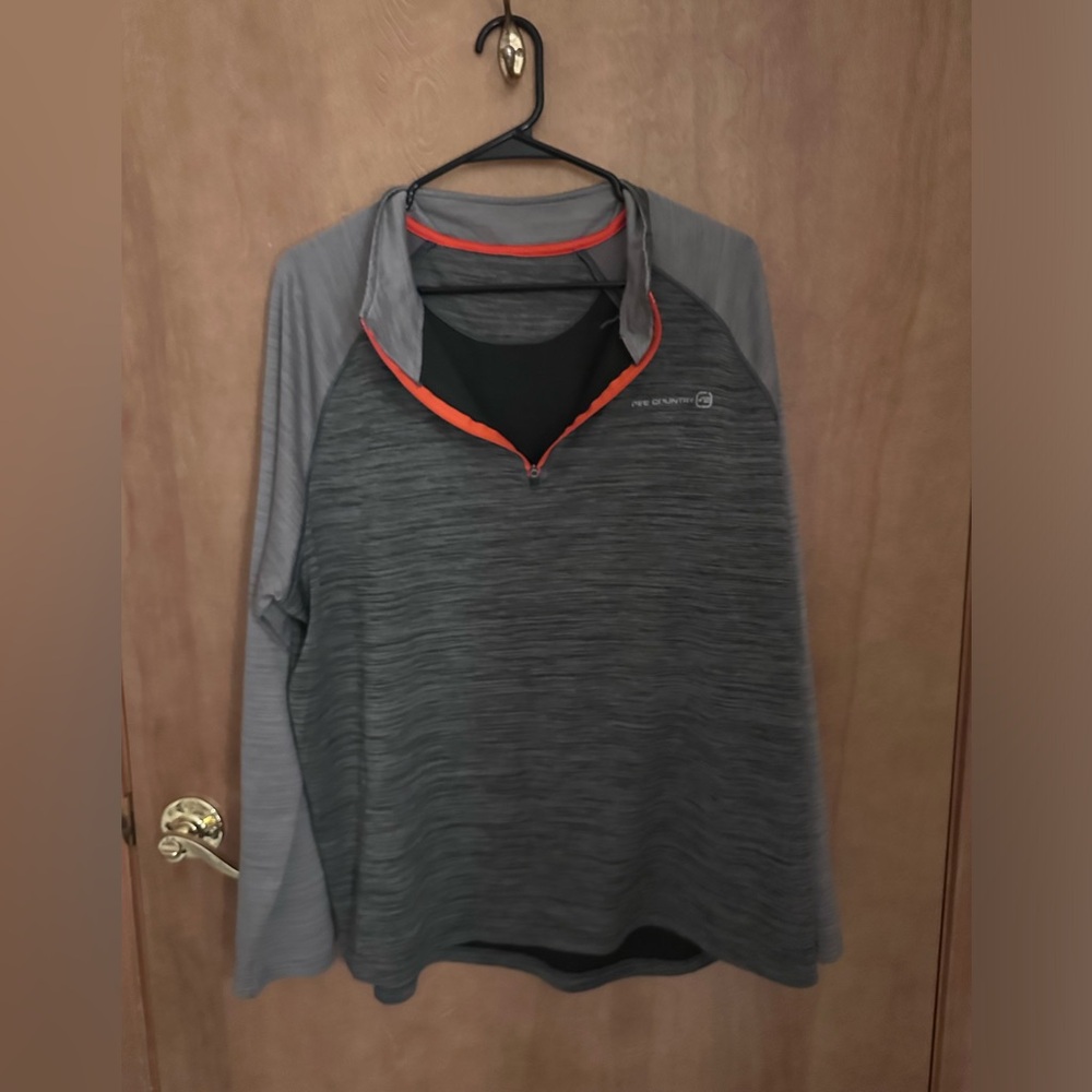 Grey half zip